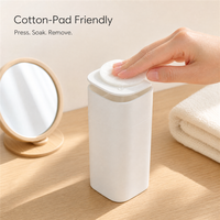 Bouteille de lotion carrée en plastique de 400 ml, couleur noir et blanc, vide, rechargeable, distributeur pour savon pour les mains, lotion pour le corps