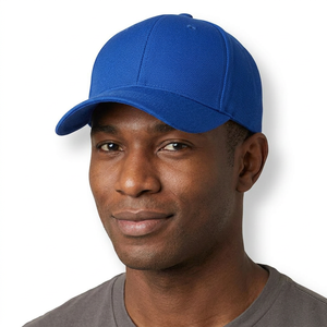 Casquette de baseball en coton noir avec broderie monogramme RH blanche, ajustement réglable pour femmes adultes, usage décontracté, toutes saisons, ski, pêche - Product Image 2