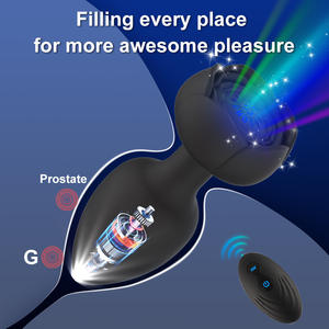 Vibrador Luminoso, Control Remoto Inalámbrico, Coqueteo para Hombres <span class=keywords><strong>y</strong></span> Mujeres, Masaje Corporal Completo, Martillo, Juguete Sexual - Product Image 3