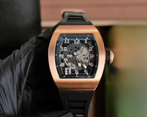 El Nuevo Reloj Mecánico 010 de Alta Calidad con Caja de Metal Esqueletizada de Lujo es un Elegante Reloj de Pulsera para Hombre de Negocios - Product Image 6