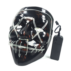 HOT Hora Loca Party forniture Antifaz Carnaval naval naval Festival Dop Light up El maschera anonima - Product Image 5