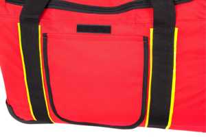Heavy Duty Polyester Unisex <b>Rolling</b> EMT Gear <b>Bag</b>, Fireman Equipment Duffel with Wheels - Product Image 4