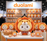 Porte-clés en peluche personnalisé, adorable personnage lion, jouet en peluche pour vitrine de magasin de cadeaux, OEM ODM, porte-clés en peluche souple en forme d'animal