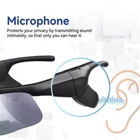 Occhiali Intelligenti con AI, Traduzione in Tempo Reale, Assistente Vocale, Attivazione Touch, Audio Hi-Fi, IPX4, Anti-UV