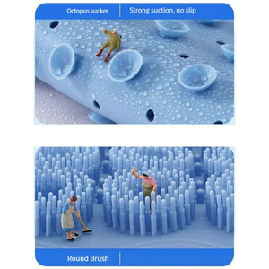 Cepillo de silicona desechable para masaje de espalda y pies con ventosas antideslizantes y fuerte succión para baño - Product Image 5