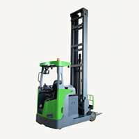 Chariot élévateur électrique à batterie lithium-ion de 2 tonnes, portée 8 m, pour allées étroites, mât rétractable, déplaceur latéral, à vendre