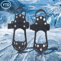 Crampons antidérapants universels pour chaussures et bottes de sécurité d'hiver, crampons élastiques pour la neige