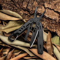 Pince multifonction pliable avec couteau en acier inoxydable, outil de survie portable EDC pour le camping en plein air, outil de poche, vente en gros OEM, coffrets cadeaux