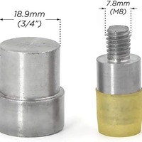 Petite machine à boutons manuelle, ensemble de boutons à œil d'air, machine à boutons en cuir adaptée aux boutons en cuir pour v