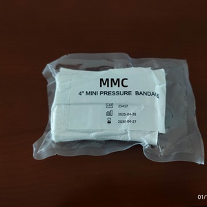 Bandages de Premiers Secours Jetables Respirants en Chitosane, Gaze Hémostatique Chirurgicale en Maille, Stériles à l'Oxyde d'Éthylène, Bande Élastique en Viscose - Product Image 4