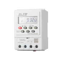 Interruptor de Control de Tiempo Programable Semanal Digital EAST KG316T 30A, AC220V, Pantalla LCD, Temporizador Electrónico para Bomba de Agua y Alumbrado Público