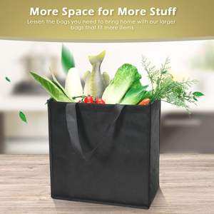 Customized Reusable Eco-Friendly Non Woven Shopping <b>Bag</b> with Logo Grocery Promotional <b>Bag</b> - Product Image 2
