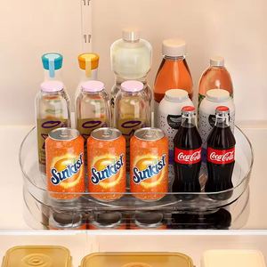 Organizzatore di giradischi quadrato <span class=keywords><strong>Lazy</strong></span> <span class=keywords><strong>Susan</strong></span> per un comodo ripiano di conservazione frigorifero-per scaffali di spezie alimentari - Product Image 4