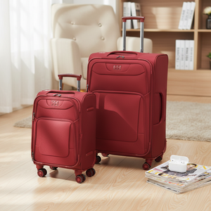 ชุดกระเป๋าเดินทางแบบล้อลากน้ำหนักเบา ป้องกันการโจรกรรม ขยายได้ ผลิตจากวัสดุอ็อกซ์ฟอร์ดแบบนิ่ม  ขนาด 20/24/28 นิ้ว พร้อมรหัสล็อค  สำหรับทุกเพศ - Product Image 1