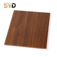 Panel de Techo de PVC Ignífugo e Impermeable, Blanco Brillante Satinado, con Sistema de Ranura y Lengüeta, para Cocina y Baño