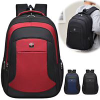 Sac à dos pour ordinateur portable en polyester imperméable de haute qualité, sac de voyage professionnel durable pour hommes et femmes, résistant à l'eau, sac d'ordinateur pour l'université