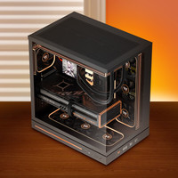 Boîtier d'ordinateur Thermaltake(tt) Steel Shadow Es Sea View Noir, prend en charge le refroidissement à eau 360, carte mère ATX