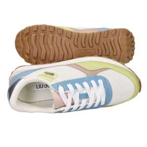 Zapatillas Deportivas Liu-Jo para Mujer, Blancas y Azul Claro, Talla 39, Tacón de 3.5 cm, Lona, Modernas - Product Image 6