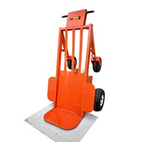 Chariot à main électrique à 4 roues robuste avec treuil pour soulever des châteaux gonflables