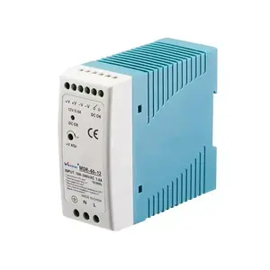 CE MDR-60 כרייה 5V 10A 12V 5A 15V 2.5A 24V 1.25A 60W Din מסילה ספק כוח