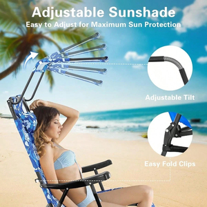 Bestex กระเป๋าเป้สะพายหลังเก้าอี้ชายหาดที่นั่งต่ำเฟอร์นิเจอร์กลางแจ้งออกแบบโลโก้ได้ตามต้องการ - Product Image 5