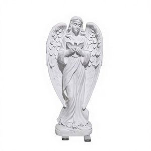 Monument funéraire Angel Headstones, monument commémoratif avec double cœur et ange - Product Image 4