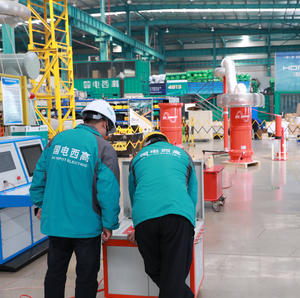 HVHipot 400kV <span class=keywords><strong>AC</strong></span> 전자식 가변 주파수 공진 시험기 800kVA 정격 용량 IP55 고전압 보호 기능 - Product Image 4
