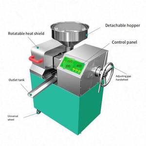 Petit presse-huile à froid et à chaud pour sésame, noix, colza, tournesol, soja, graines de citrouille, noisettes, amandes - Product Image 3