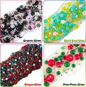 JITENG - <span class=keywords><strong>Slime</strong></span> <span class=keywords><strong>de</strong></span> Cristal Transparente <span class=keywords><strong>de</strong></span> Colores Variados al por Mayor con Muñecas <span class=keywords><strong>de</strong></span> Goma - Product Image 5