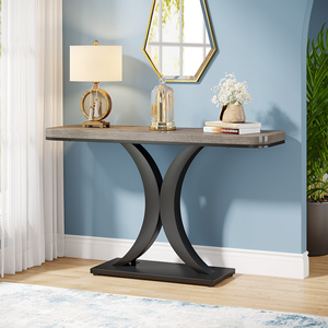 Tribesigns moderne classique ferme antique 100cm bois vintage gris couloir table d'entrée pour salon <span class=keywords><strong>console</strong></span> meubles - Product Image 5