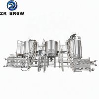 Fermenteur de bière commercial 1000L 2000L, équipement de brasserie, réservoir de brassage industriel entièrement automatisé, système de brasserie