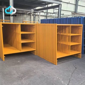 Échafaudage <span class=keywords><strong>de</strong></span> construction en tube tubulaire pour façade, système tour, avec cadre en H, d'<span class=keywords><strong>occasion</strong></span> à prix abordable, à vendre - Product Image 6