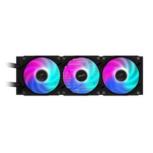 <span class=keywords><strong>GIGABYTE</strong></span> AORUS WATERFORCE II 360/II 360 ICE/CPU Radiador de refrigeración por agua 360mm Ventilador a presión Efecto de luz RGB I Cabezal frío Se puede girar - Product Image 3