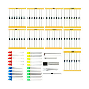 Kit de démarrage professionnel OKY1019-1 pour carte microcontrôleur avec capteurs, LED et plaque d'expérimentation - Product Image 6