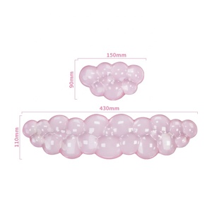 Phim Hoạt Hình Nho Hình Dạng Trong Suốt Chuột Pad Thiết Lập Với Cổ Tay Phần Còn lại Bàn Phím Nhỏ Pad Cho Nhà Văn Phòng & Chơi Game - Product Image 6