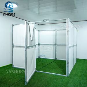 Installazione rapida tessuto in vinile portatile cavallo stabile tenda struttura in PVC telone cavallo rifugio per eventi mobili temporaneo stabile - Product Image 3