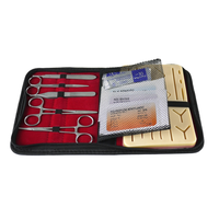 Kit de suture de qualité supérieure pour étudiants en médecine, vente chaude en usine, kit chirurgical personnalisé