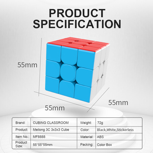 Moyu giáo dục meilong 3C mini 3x3x3 tốc độ <span class=keywords><strong>Cube</strong></span> 3D Câu Đố ma thuật cho tốc độ và kỹ năng xây dựng - Product Image 6