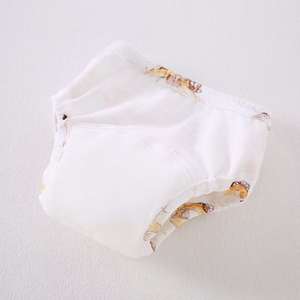 ベビー用防水おむつおしっこショーツ下着再利用可能ソフト吸収性モスリンコットン幼児用トイレトレーニングパンツ男の子用女の子 - Product Image 3