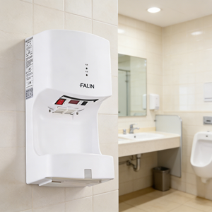 Sèche-mains haute vitesse pour restaurant, séche-mains à vent puissant, alimenté par batterie, meilleur séche-mains - Product Image 1