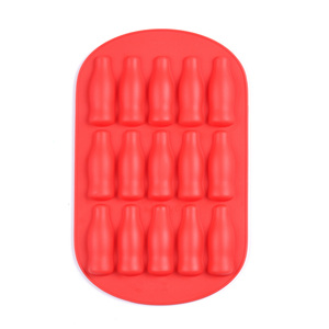 Moule promotionnel de fabricant de glaçons de silicone de forme de bouteille de Cola Mini plateau de bloc de glace pour la boisson non alcoolisée - Product Image 2