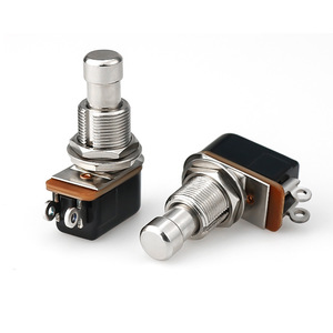 Interruptor de pedal PBS-24B-4 de 2 pines SPST 3A 250V DC con función de reinicio para pedal de efectos - Product Image 3