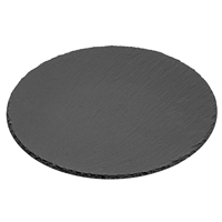 Planche à fromage carrée de restaurant Assiette en ardoise noire réutilisable Plateau en ardoise durable Ensemble de fêtes Articles ménagers