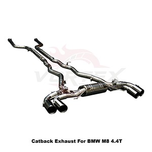 Sistema de Escape Catback con Válvulas Vortex SS304 para BMW M8 F91 F92 F93 4.4T S63 Motor V8 2020-2025, Ajuste Directo - Product Image 2