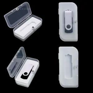 플라스틱 USB 플래시 드라이브 케이스 스틱 로그 플래시 USB 포장 상자 홀더 8 기가바이트 하드 USB 상자 케이스