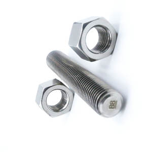 Baja tahan karat <span class=keywords><strong>B8</strong></span> ASTM <span class=keywords><strong>A320</strong></span> baut kancing berulir penuh dengan akhir polos - Product Image 4