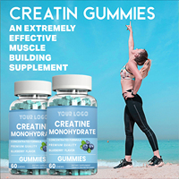 Gummies de créatine monohydrate à marque privée OEM – Supplément de créatine à croquer pour la force musculaire et l'amélioration des performances