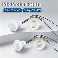 Interrupteur intelligent à détecteur de mouvement PIR pour placard, 5-24V, temporisation réglable, 110V 220V, détection infrarouge automatique