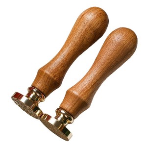 Sello de Cera Personalizado con Logotipo, Mango de Madera de Palisandro, Cabeza de Latón de 2.5 cm - Product Image 5