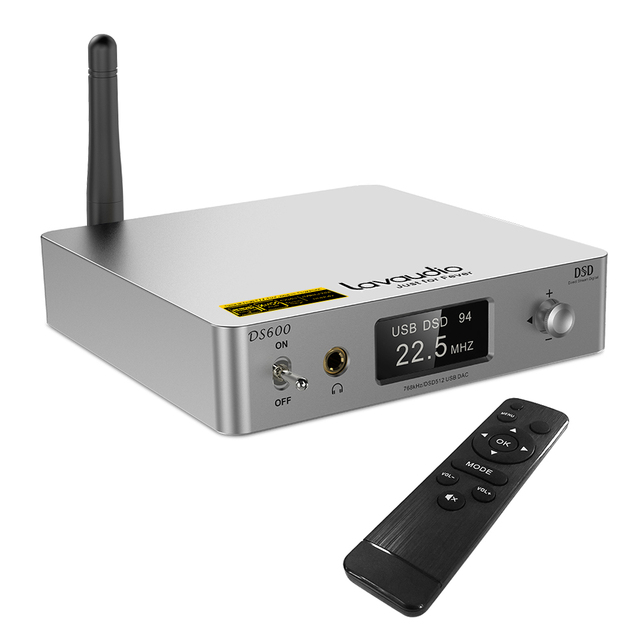 Lavaudio DSD512/PCM768kHz USB HiFi DAC Audio Bluetooth DSD Music Player/Streamer/Pre-Amp & Power Amplifier Receiver
